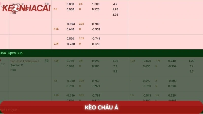Kèo Châu Á - Hướng dẫn đọc kèo Handicap chi tiết cho người mới 1 Kèo Châu Á